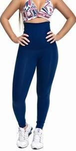 Legging Modeladora Cintura Alta (20 cm) Suplex azul